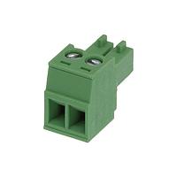 Molex 39500-5002 Plugs 3.5MM EURO PLUG RA G URO PLUG RA GRN 2CKT