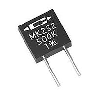 Caddock MK232-500K-1% Precision Radial-Lead Film Resistor 500K ohm ,1% 50ppm