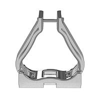 Panduit PE2VFD06WH Racks & Rack Cabinets PE2V Cable Manager - 6" Wide - Single Si