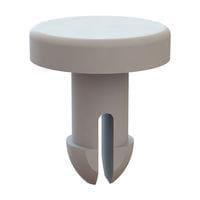 Essentra Components 27PIF0024 Push-In Rivet Push In Fastener, .245 Hole, .365 Panel Thk