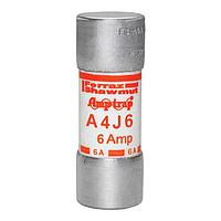 Mersen A4J6 Fast Acting Fuse,Class J,High Speed,200kA AC/100kA AC,600VAC,300VDC,6A