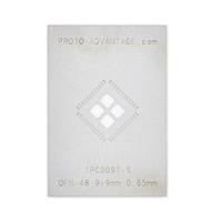 Chip Quik IPC0097-S Sockets & Adapters QFN-48 Stainless Steel Stencil