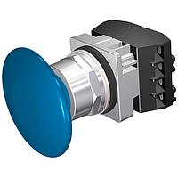 SIEMENS 52PM9V5B Pushbutton PUSHBUTTON,MOM,BLU,2 1/2" PLST,2POS,2BJK