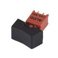 Alcoswitch - TE Connectivity RMS1R102VS2QES Rocker Switches V-Bracket Slvr SP On-None-On RS