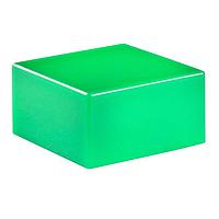 NKK Switches AT4059F Flat .472" SQ CAP GRN GLS