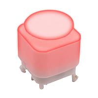 E-Switch PB350STRR Standard Switches PUSHBUTTON, 30mA, SPST, PC Pin, LED, Red