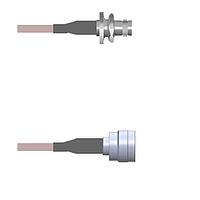 Amphenol Custom Cable Q-0A056000H072i RF Cable Assemblies BNC-SJB/TNC-SP G142 72I