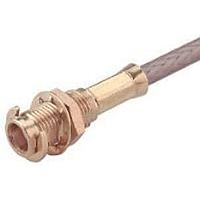 HUBER+SUHNER 24_MCX-50-2-7/111_NH Connectors MCX straight bulkhead cable jack(f)