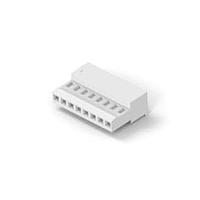 AMP Connectors - TE Connectivity 3-641238-8 Receptacle Assembly RCPT 8P 24 AWG WHT 30 AU