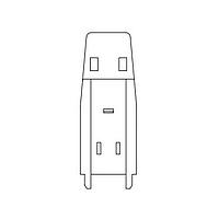 Amphenol FCI 70297-001LF Key Inserts METRAL CONT MINICOAX