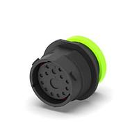 DEUTSCH - TE Connectivity HDP24-24-14SN-L017 Receptacle REC, 14P, BLK, N, RNG, 4/12/16, S