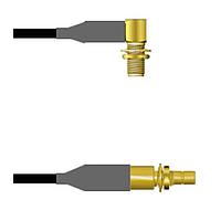 Amphenol Custom Cable Q-2R03Q0008120i RF Cable Assemblies SMA-RJB/SMB-SJB RG58 120I