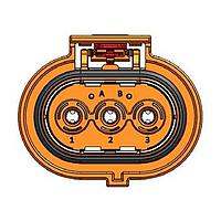 Amphenol Industrial ELP3Z03 Connectors Plug 3 Pole 6.0mm Key Z