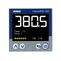 Jumo meroVIEW 104 Multifunction digital indicator with PLC function (TC: -270 ~ +2500 °C, RTD: -200 ~ +850 °C, 96 x 96 mm)