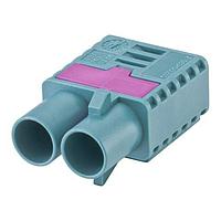 Rosenberger 59Z120-C00Z Accessories Plastic housing Plug Straight Z WaterBlue