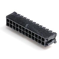 Molex 43045-2401 Shrouded HDR RA DUAL SMT 24P PCB w/peg locks