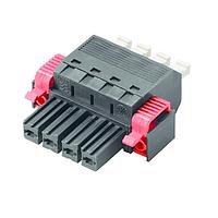 Weidmuller 1547530000 Pluggable Terminal Blocks BVFL 7.62HP/04/180F SN BK BX