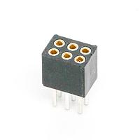 Mill-Max 853-43-006-10-001000 Interconnect Socket Strip .161" SOCKET 2R 6P