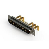 EDAC 629-17W5650-3N1 Mixed Contact D-Sub Connectors Right-angle Power Combo D-Sub Connector