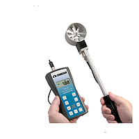 OMEGA HHF142A-V Rotating Metal Vane Anemometer Kit w/ Volume Flow (1" Probe, 0 to 5 Vdc Outpu, 300~6,800 FPM)