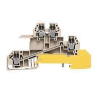 Weidmuller 1031100000 DIN Rail Terminal Blocks WDL 2.5/S/L/L/PE