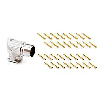 Amphenol SINE Systems MA5RAP1601S-KIT Circular Metric Connectors 16 Pos female skts Standard flange