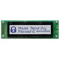 Matrix Orbital LK202-25-GW-V LCD Character Display Modules 20x2 L. Blu Txt G/Wht B/G Ext. Volt