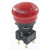 Omron Automation and Safety A165E-S-02 Safety Switches DPST-NC RED 24V 30mm IP65