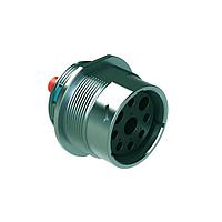 Amphenol SINE Systems AHDM04-24-09SR Connectors SZ 24 RCPT 18 POS SOCKET RED ARGMNT