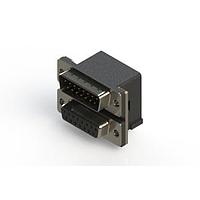 EDAC 663-015-664-004 Dual Port D-Sub Connectors Right-angle Dual Port D-Sub Connector