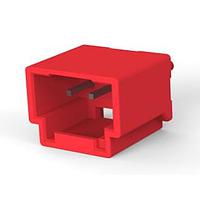 AMP Connectors - TE Connectivity 3-1971798-3 Shrouded GI CONN 2.5 HDR 3P RED