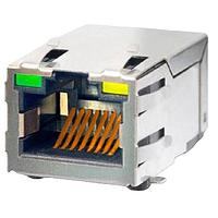 Pulse Electronics J3006G21DNL Magnetic Jack Mod Jack RJ45 1x1 SMD Tab Up