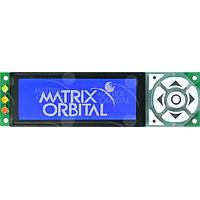 Matrix Orbital GLK19264A-7T-1U-WB Intelligent Graphic LCD Blue Background Wht Txt, Rev 2.0