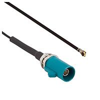 Amphenol RF 095-820-124-20Z RF Cable Assemblies FAKRA Strght Plug 1.13mm Cable, 200mm
