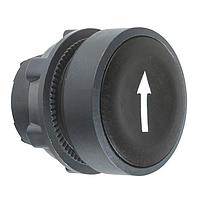 SCHNEIDER ZB5AA335 Head FLUSH BLACK W/WHT UP ARROW MARKING
