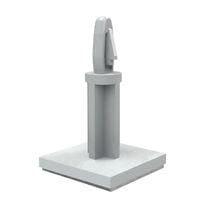 Essentra Components LCBSBM-4-01A-RT Adhesive Base Support CB Spt,Adh Mnt,Mini,Nat,1/4 in Spc