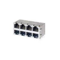 Molex 85735-1008 Magnetic Jack Modular Conn/Ethernet Conn GIG PoE+'