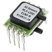 Amphenol All Sensors MLV-L05D-E1ND-N Board Mount Pressure Sensors 5inH2O NoBarb DIP 2Port Same Side