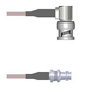 Amphenol Custom Cable Q-0H00R000S036i RF Cable Assemblies BNC-RP/HDBNC-SJB G179 36I