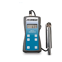 OMEGA HHF141B Precision Handheld, Rotating Metal Vane Anemometer (2.75" Probe, 40~7,800 FPM)