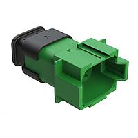 Amphenol SINE Systems AT04-08PC-SRGN Automotive Connectors 8 Pin Recp Key PosC w/Strn Rlf