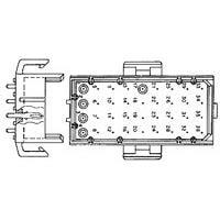 AMP Connectors - TE Connectivity 2-640504-4 Power to the Board 20 POS HDR ASSY VO RED