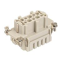 HARTING 09330102716 Inserts HAN ES 10B 10P FEMAL CAGE-CLAMP TERM