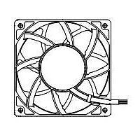 Sanyo Denki 9SX1212P1K001 Axial Axial Fan, 120x120x38mm, 12VDC, Performance, Aluminum Frame, Ribless, Tach/PWM