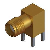 Amphenol SV Microwave 2986-6001-TD PCB Connectors SMA F PCB Thru-Hole Conn, R/A, Tin Dip