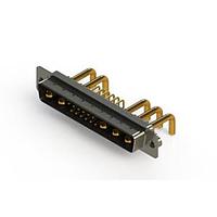 EDAC 629-17W5250-2TA Mixed Contact D-Sub Connectors Right-angle Power Combo D-Sub Connector