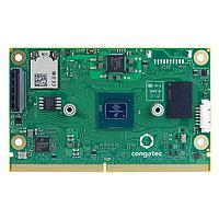 congatec conga-SMX8-Plus/QC-4G eMMC16 Computer-On-Modules - COM SMARC 2.1 module with low-power 14nm NXP i.MX 8M Plus Quad processor. Features 4x ARM Cortex-A53 @1.8GHz +1x ARM Cortex-M7 + NPU, 4GB onboard LPDDR4 memory and 16GB onboard eMMC. Commercial grade temperature range from 0 C to 60 C.