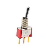 E-Switch 100SP1T1B1M2RE Toggle Switches TOGGLE, SPDT , On-On, Panel Mount
