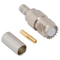 Amphenol RF 081-183-RFX Connectors MINI UHF S CRIMP JCK FOR RG-58, 50 OHM