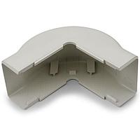 HellermannTyton TSR3FW-29-1 Wire Ducting & Raceways External Corner Cover, 1-3/4", 1" Bend Radius, PVC, Office White, 1/bg